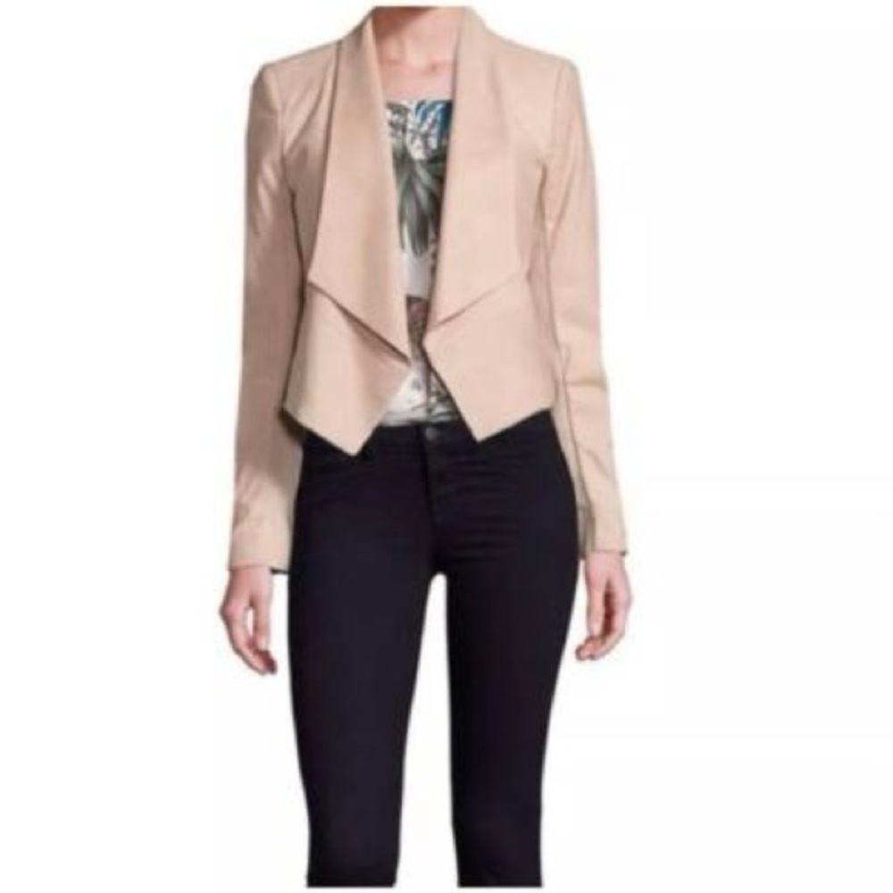 Alice + Olivia Suede Cream Women's Blazer
